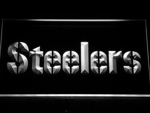 Pittsburgh Steelers Text LED Neon Sign
